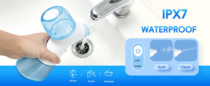 Self-Cleaning Nasal Irrigator & Water Flosser Combo | 30 Sinus Salt Packets | Auto Waste Collection