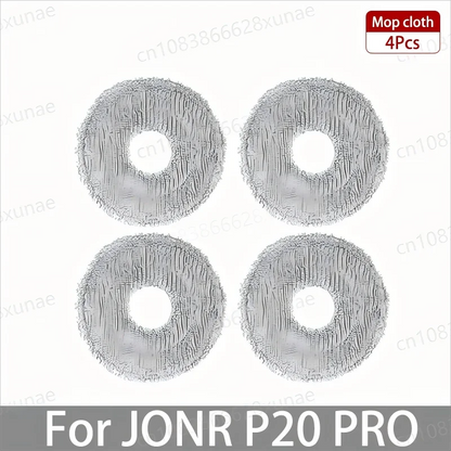 JONR P20 PRO / T5 Pro Robot Vacuum Spare Parts – Brush, Filter, Mop & Dust Bag