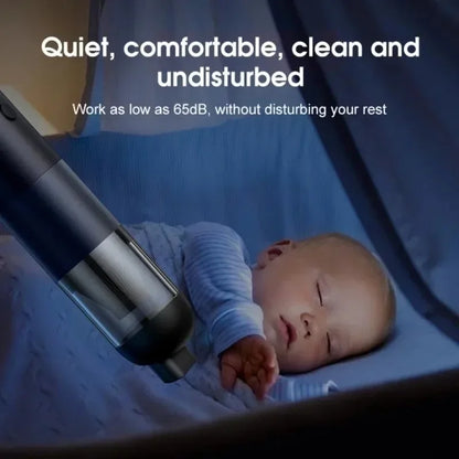 Xiaomi Youpin 3-in-1 Wireless Car Vacuum Cleaner – 120W Handheld Mini Portable, 12V, for Car & Home