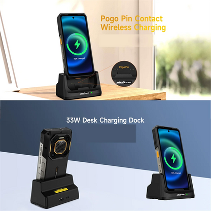 Ulefone UAS22 33W Desk Charging Dock – Fast Charging Station for Ulefone Armor 26 Ultra