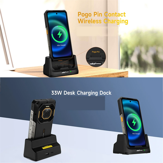 Ulefone UAS22 33W Desk Charging Dock – Fast Charging Station for Ulefone Armor 26 Ultra