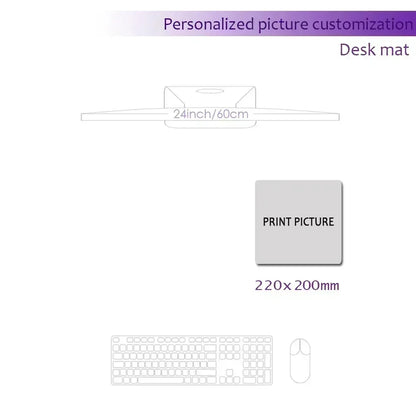 Custom Gaming Mouse Pad Deskmat – Multiple Sizes, Waterproof, Non-Slip Rubber