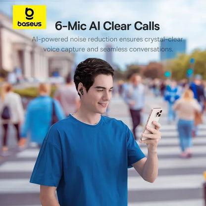 Baseus EP10 Pro ANC TWS Earbuds – 50dB, LDAC, Bluetooth 6.0, 6 Mics, Hi-Res, IP55