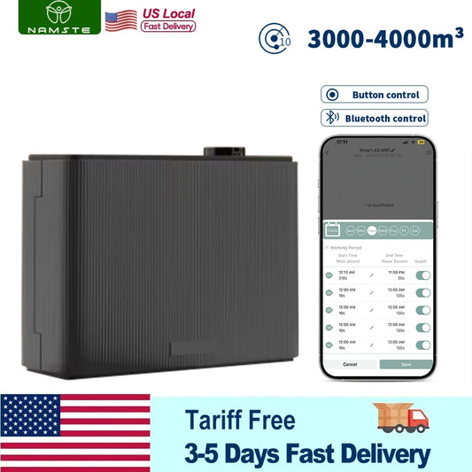 NAMSTE 4000m³ Smart Fragrance Diffuser – Bluetooth Timing Scent Air Machine for Home, Hotel & Spa