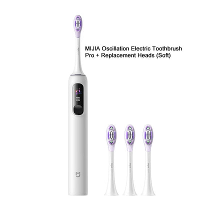 MIJIA Sonic Electric Toothbrush Pro – Smart 4 Modes, LED Screen, Travel Lock, IPX8, Long Battery Life