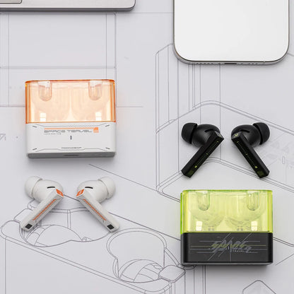 MOONDROP Space Travel 2 TWS Earbuds – HiFi ANC, Bluetooth 6.0, Low-Latency Game Mode, SBC/AAC