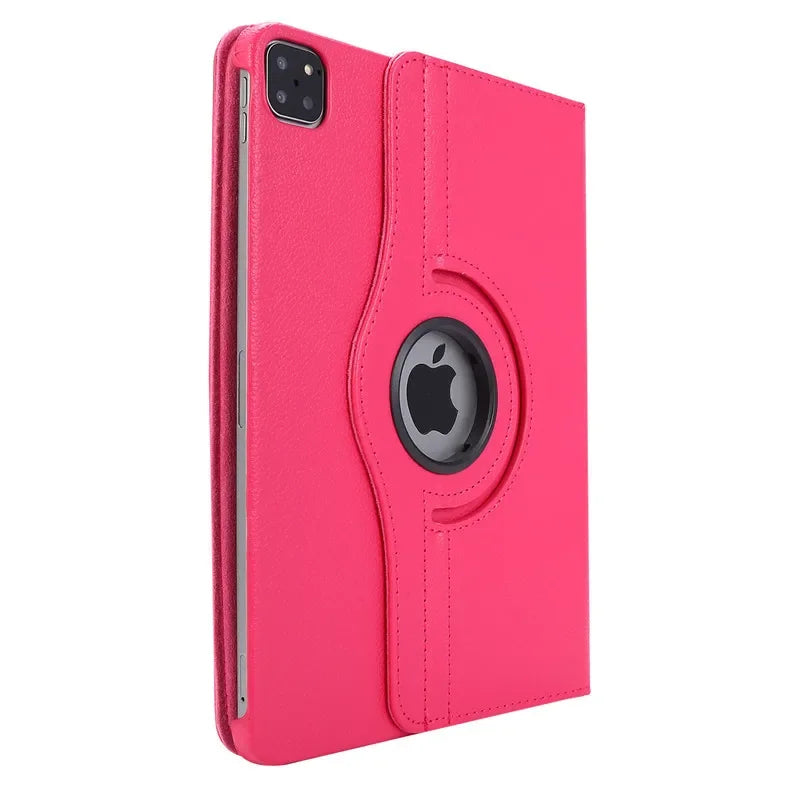 360° Rotating Stand Leather iPad Case – Pro 11"/12.9"/13", Air, Mini, 7th–10th Gen
