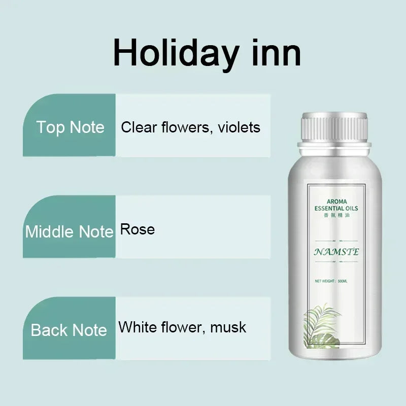 Hotel Room Fragrance Oil Refill – 100ml & 500ml Scenting Device Essential Oil for Home & Car