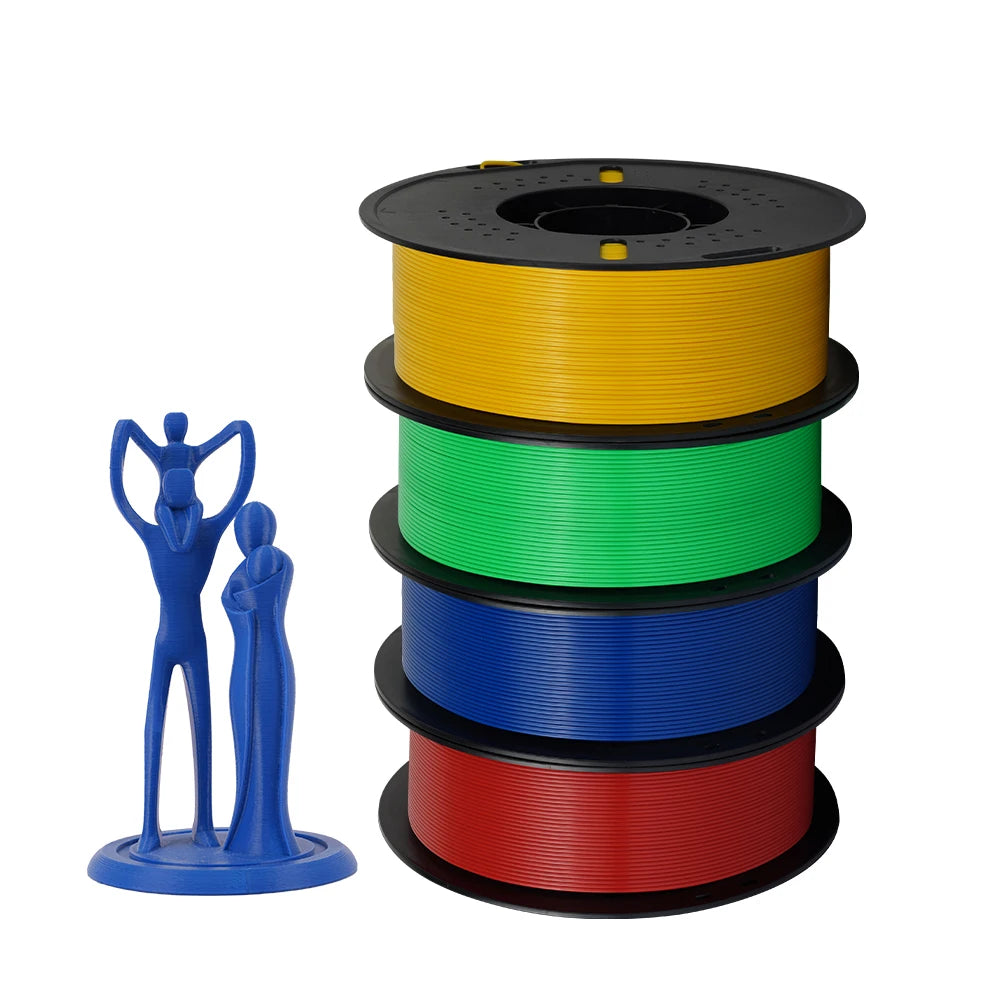 KINGROON 3D Printer Filament – 10 Rolls 1.75mm PLA / PETG, 1KG Each, Mix Colors, 22LBS Total