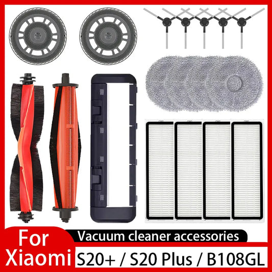 Xiaomi Robot Vacuum S20+ / B108GL / B108CN / B113CN Spare Parts – Brush, Filter & Mop
