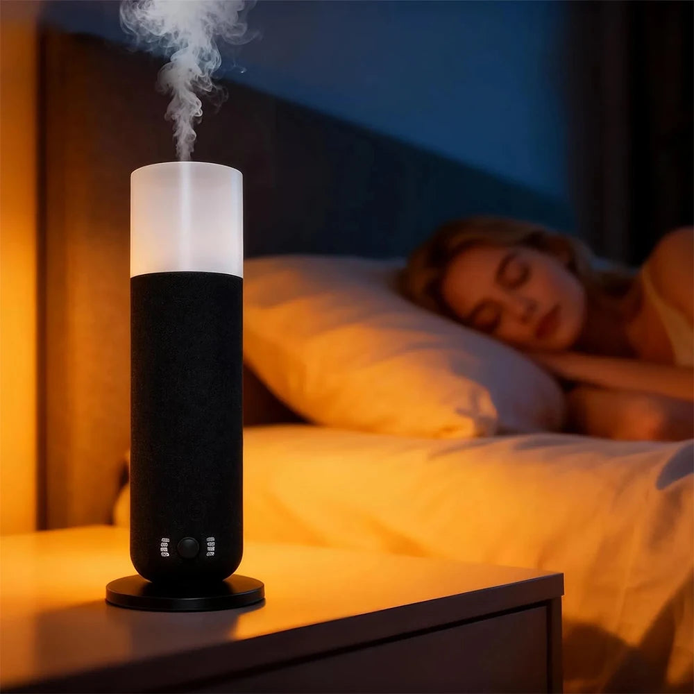 NAMSTE 120ml Tower Scent Diffuser | Bluetooth Control | Electric Fragrance Machine | Home & Hotel | EU Plug