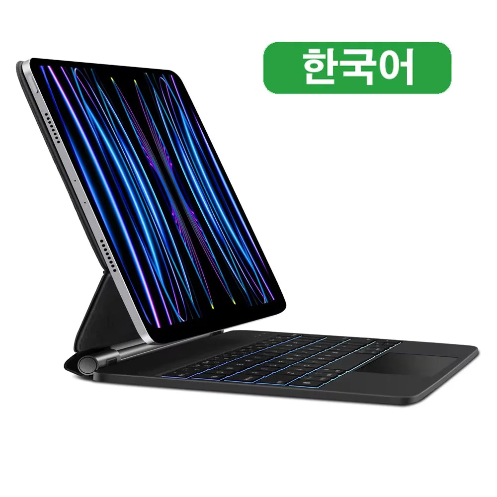 GOOJODOQ Magic Keyboard for iPad Pro 11 2024, Air 4/5/6, Pro 12.9, 10th Gen – Cover Case