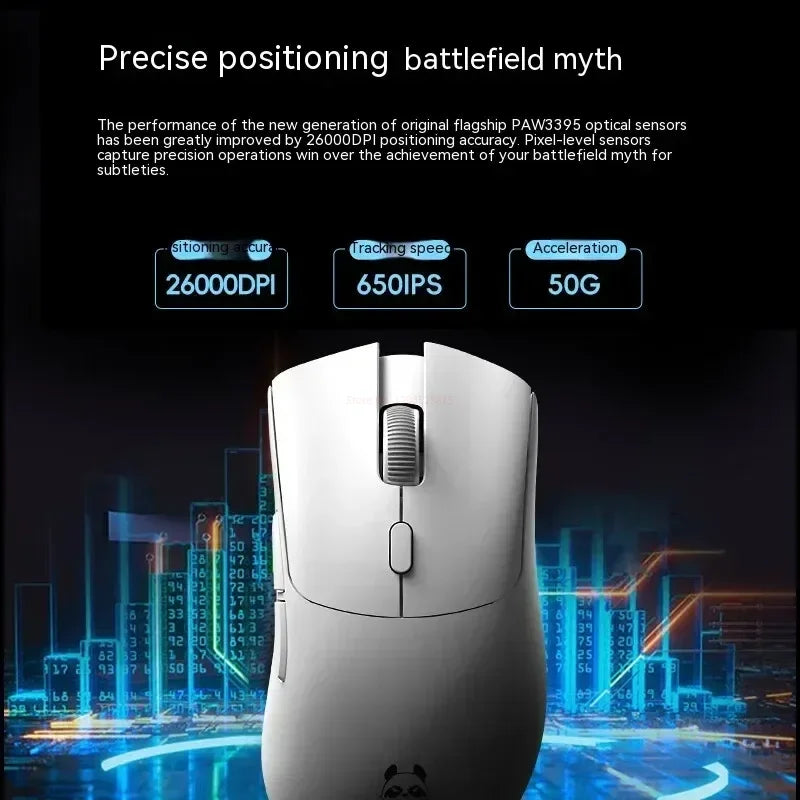 Metaphyuni Metapanda P1 Pro Wireless Gaming Mouse – PAW3395, Low Latency, Lightweight, Ergonomic