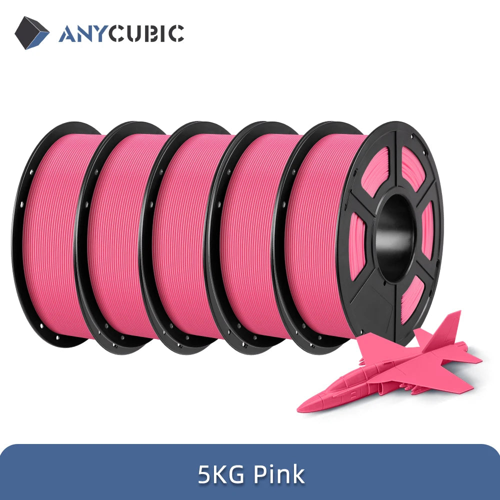 ANYCUBIC PLA 3D Printer Filament – 5KG / 1.75mm, Eco-Friendly, EU & US Warehouse, For Kobra S1C / K3C