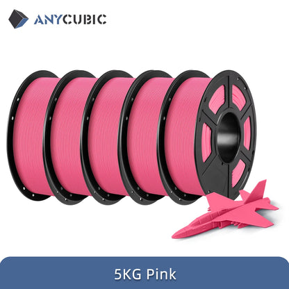 ANYCUBIC PLA 3D Printer Filament – 5KG / 1.75mm, Eco-Friendly, EU & US Warehouse, For Kobra S1C / K3C