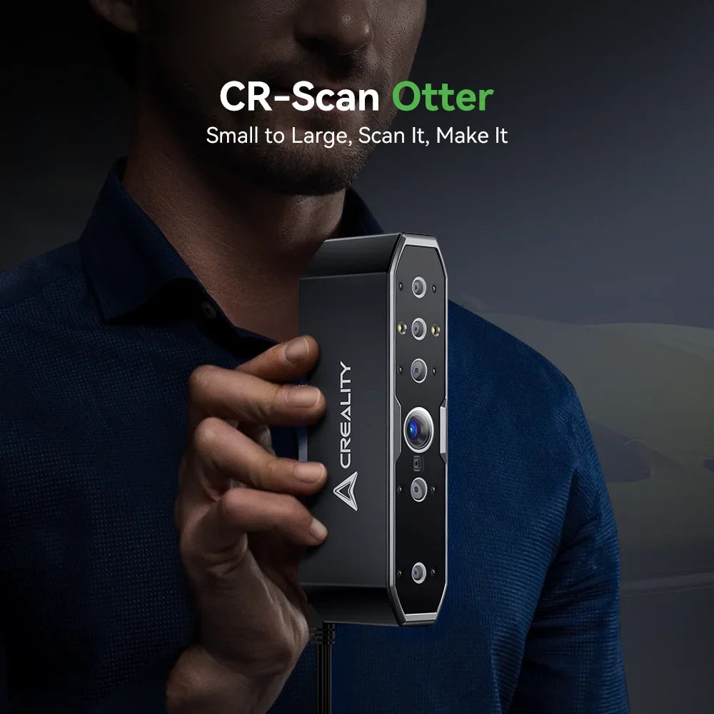Creality CR-Scan Otter Handheld 3D Scanner – 0.02mm Accuracy | Full-Color | Anti-Shake