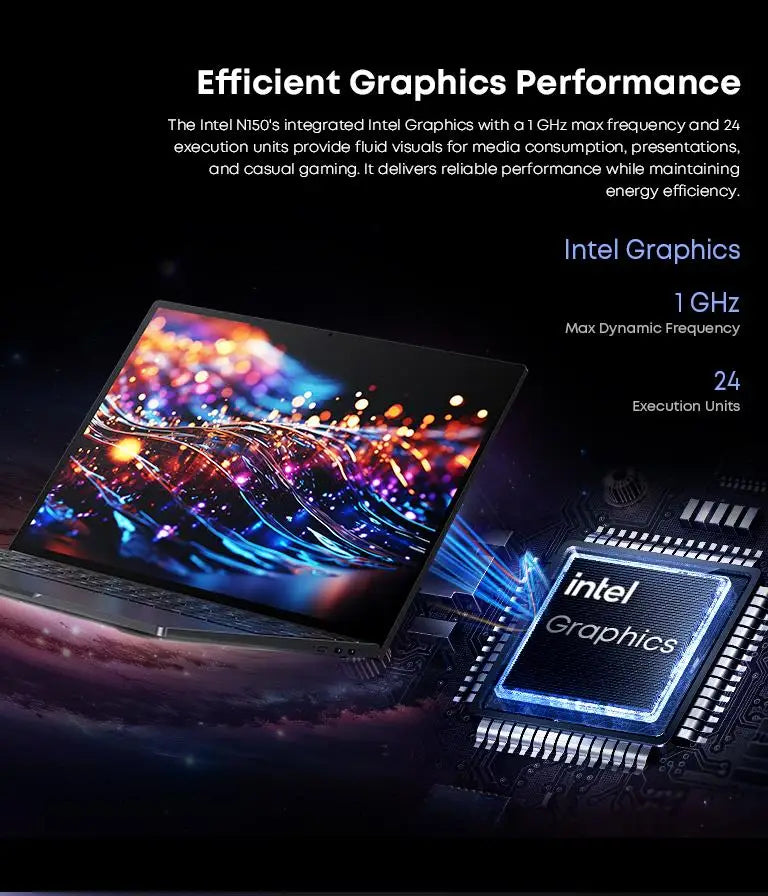 CHUWI FreeBook 2-in-1 Laptop – Intel N150, 13.4" 2.5K Touch, 16GB LPDDR5, 512GB SSD, WiFi 6, BT 5.2