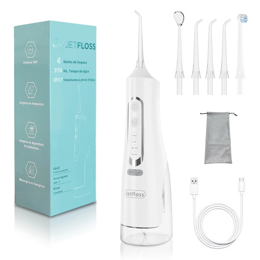 Electric Sonic Toothbrush USB Rechargeable | Waterproof | Travel Set with Replacement Heads