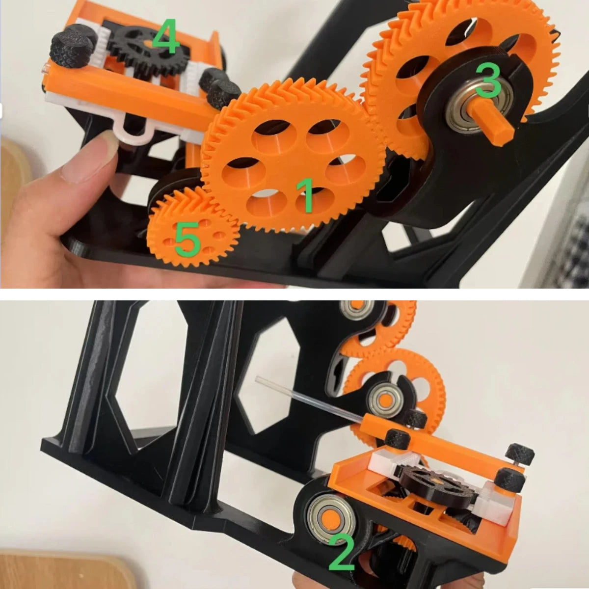Filament Spool Winder for Bambu Lab P1S / X1 / X1C / P1P Assembled Filament Spool Switcher for Bambu AMS UPGRADED Accessories
