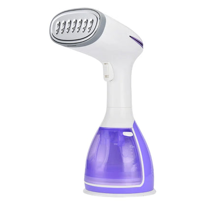 saengQ 1500W Handheld Garment Steamer | Portable Travel Steam Iron | 280ml | Fast Heat | EU Plug | Blue / Violet / Pink