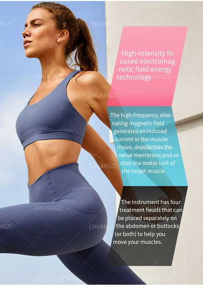 EMS Mini 200Hz Body Sculpting Machine – RF + Muscle Stimulation, Fat Burning, Electromagnetic Slimming