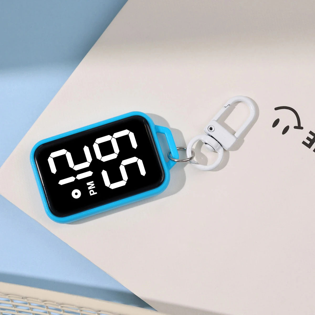 LED Keychain Pocket Watch | Digital Display for Students & Kids