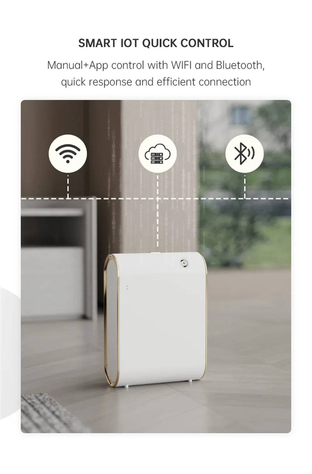 Smart Waterless Scent Diffuser – Air Freshener for Home & Hotel, Room Fragrance Machine