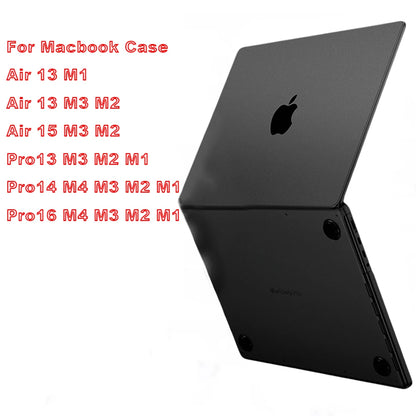 MacBook Pro/Air Ultra Thin Hard Shell Case — Pro 14"/16" M4, Air 13" M2/M3 (2024)