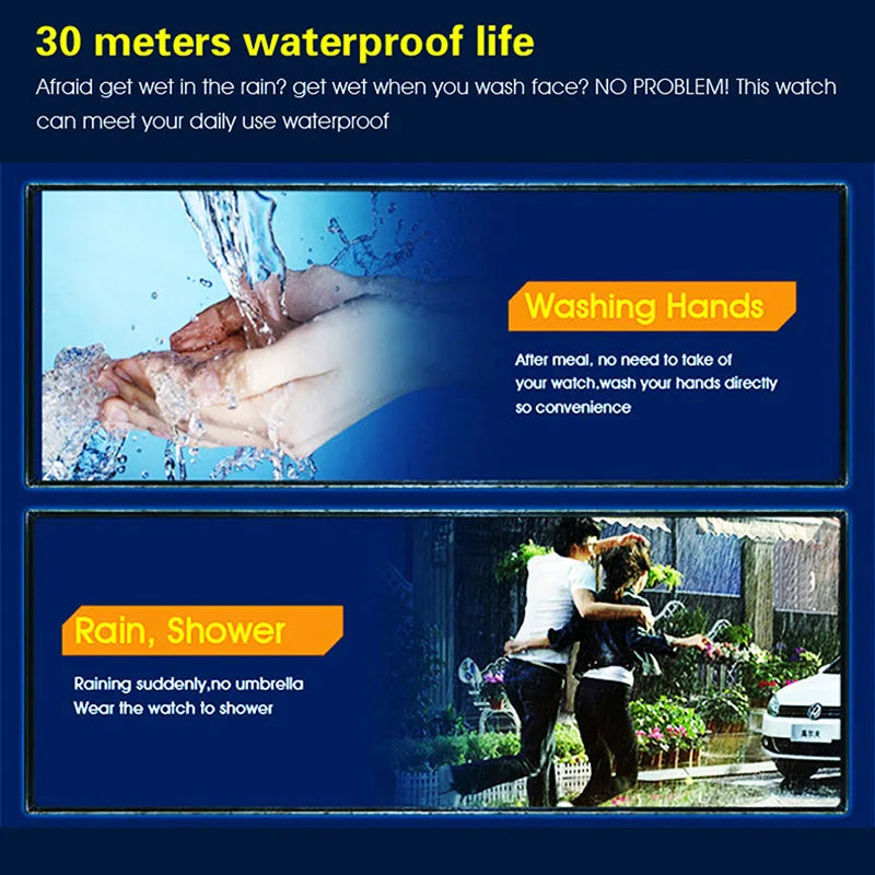 Men's Military Digital LED Sport Watch – Large Screen, Waterproof, Luminous Outdoor Wristwatch