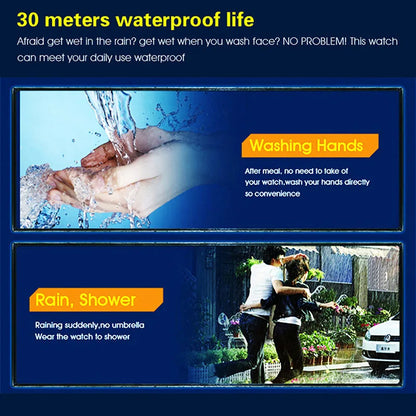 Men's Military Digital LED Sport Watch – Large Screen, Waterproof, Luminous Outdoor Wristwatch