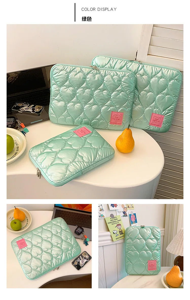 Macaron Color Laptop Sleeve – 13.3"/14"/15.6"/16", Shockproof for MacBook Air, iPad Pro, HP, Dell, Huawei