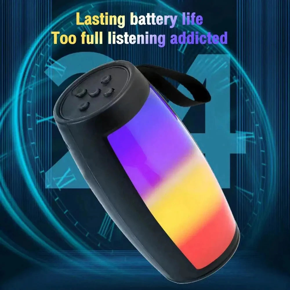 Bluetooth Wireless Portable Speaker – Powerful Subwoofer, Bass, LED Lights & Car Audio