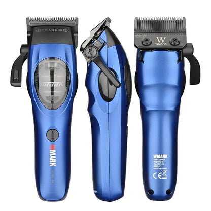 WMARK NG-V3 Professional Hair Clipper – BLDC High-Torque Motor, DLC Blade, 2500mAh, 160min, Wet/Dry