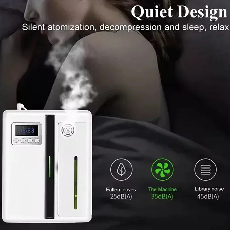 Bluetooth Smart Aroma Diffuser — 300m³ Coverage, Hotel & Home Air Freshener, Electric Fragrance Distributor