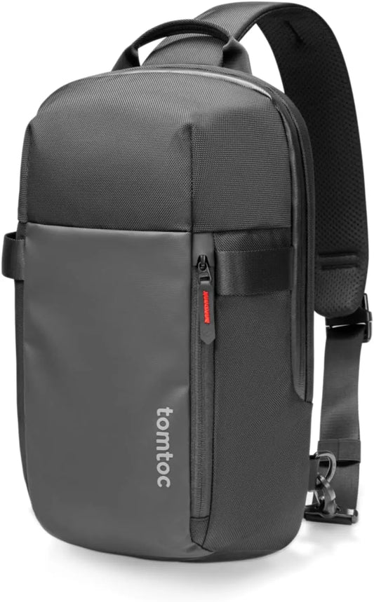 Airrniss 14" EDC Sling Bag – Minimalist Chest Crossbody Backpack for MacBook Pro M1/M2 A2779 A2442