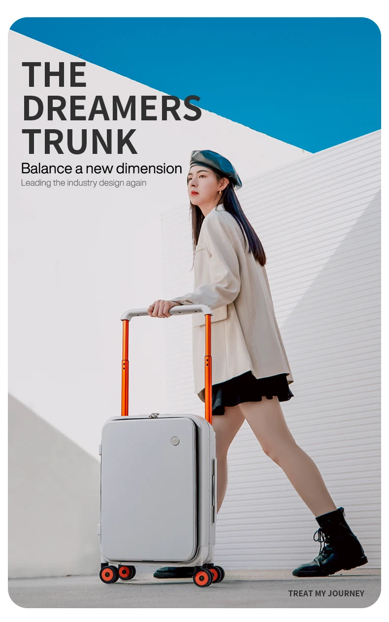 Mixi M9275 Aluminum Frame Hardside Suitcase 2026