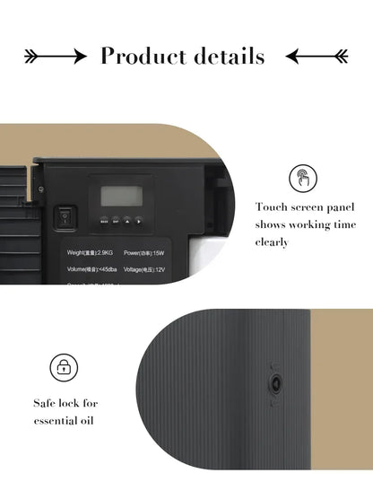 NAMSTE 4000m³ Smart Fragrance Diffuser – Bluetooth Timing Scent Air Machine for Home, Hotel & Spa