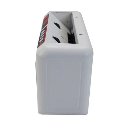 Portable R.E.D. Shopping K-1000 UVMG money counter with multi-currency bill detector and battery for retail point of sale use.