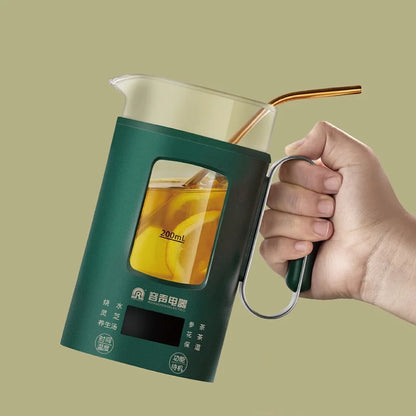 600ml Smart Tea Maker & Electric Kettle – Portable Mini Health Pot, Auto Keep Warm, Multi-Function | 220V Travel