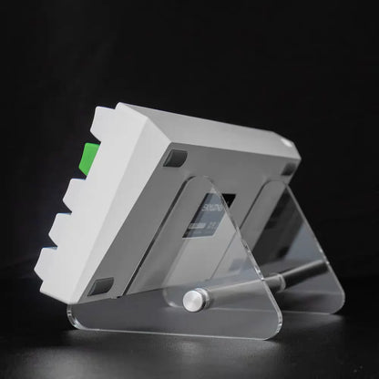 Transparent Acrylic Keyboard Display Stand – Layered Rack Holder for Mechanical Keyboards