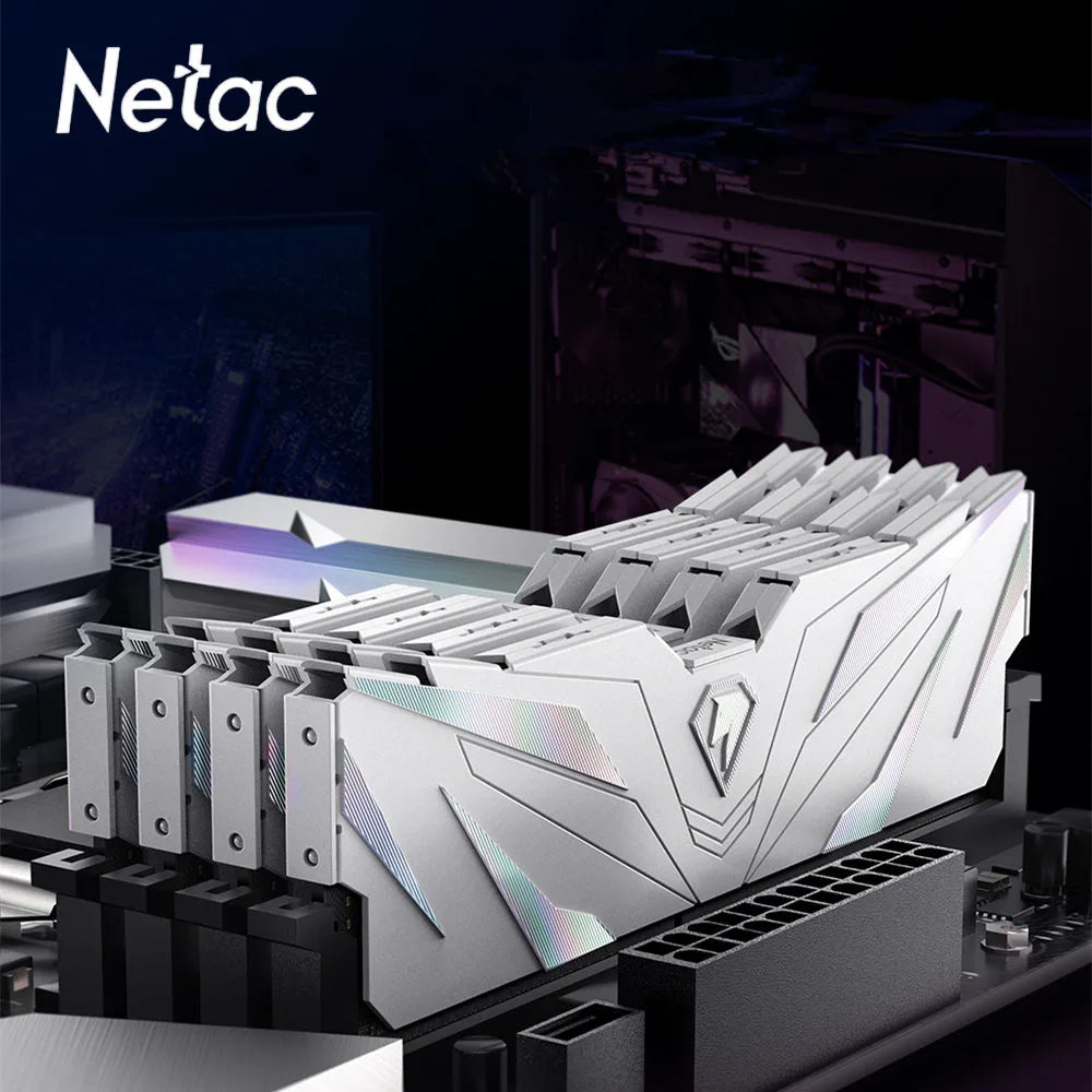 Netac DDR4 RAM with Heatsink – 8GBx2 / 16GBx2, 2666/3200/3600MHz, XMP 2.0