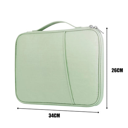 BAPPSUS 13" Tablet Carrying Case – Waterproof Nylon Sleeve for iPad Pro 11/13, MacBook Air M3/M4, Galaxy Tab S10+