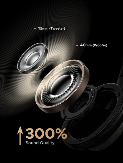 UGREEN Studio Pro ANC Wireless Headphones – 48dB, LDAC, Bluetooth 6.0, 120Hrs, Hi-Res