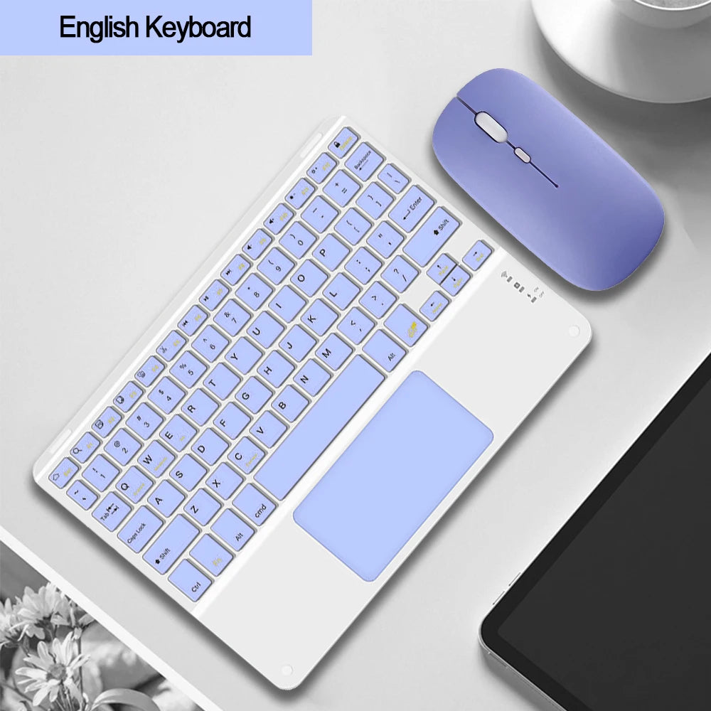 Touchpad Bluetooth Wireless Keyboard – For iPad, iPhone, Android, Windows PC & Laptop