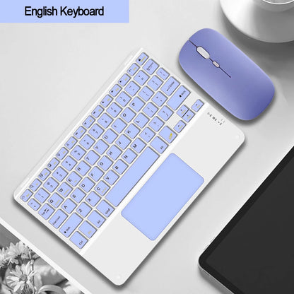 Touchpad Bluetooth Wireless Keyboard – For iPad, iPhone, Android, Windows PC & Laptop