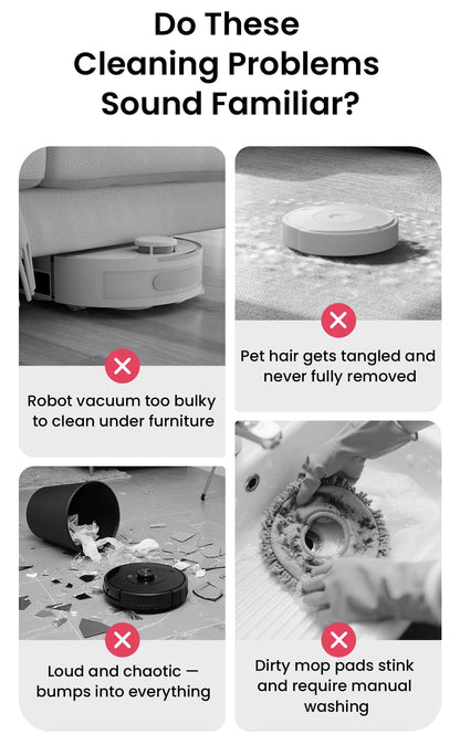 Lefant M3 Max Robot Vacuum & Mop – 20,000PA Suction, Anti-Tangle, Dual Spinning Mop, Auto Mop Washing | US/Mexico