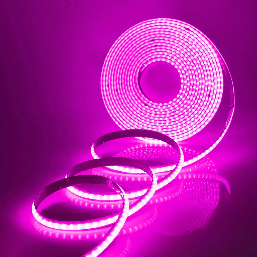 WiFi Bluetooth RGB COB LED Strip Light – 576 LEDs, 24/44 Key Remote, Flexible Tape Kit