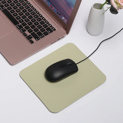 Gootrades Leather Mouse Pad – Anti-Slip, Smooth Fabric, 8 Colors (Office & Gaming)