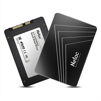 Netac 2.5" SATA3 SSD | 128GB to 2TB | Internal Solid State Drive | Laptop & PC Upgrade