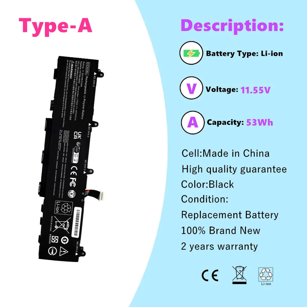 CC03XL Laptop Battery for HP EliteBook 830 835 840 845 850 855 G7 G8 | ZBook Firefly 14 15